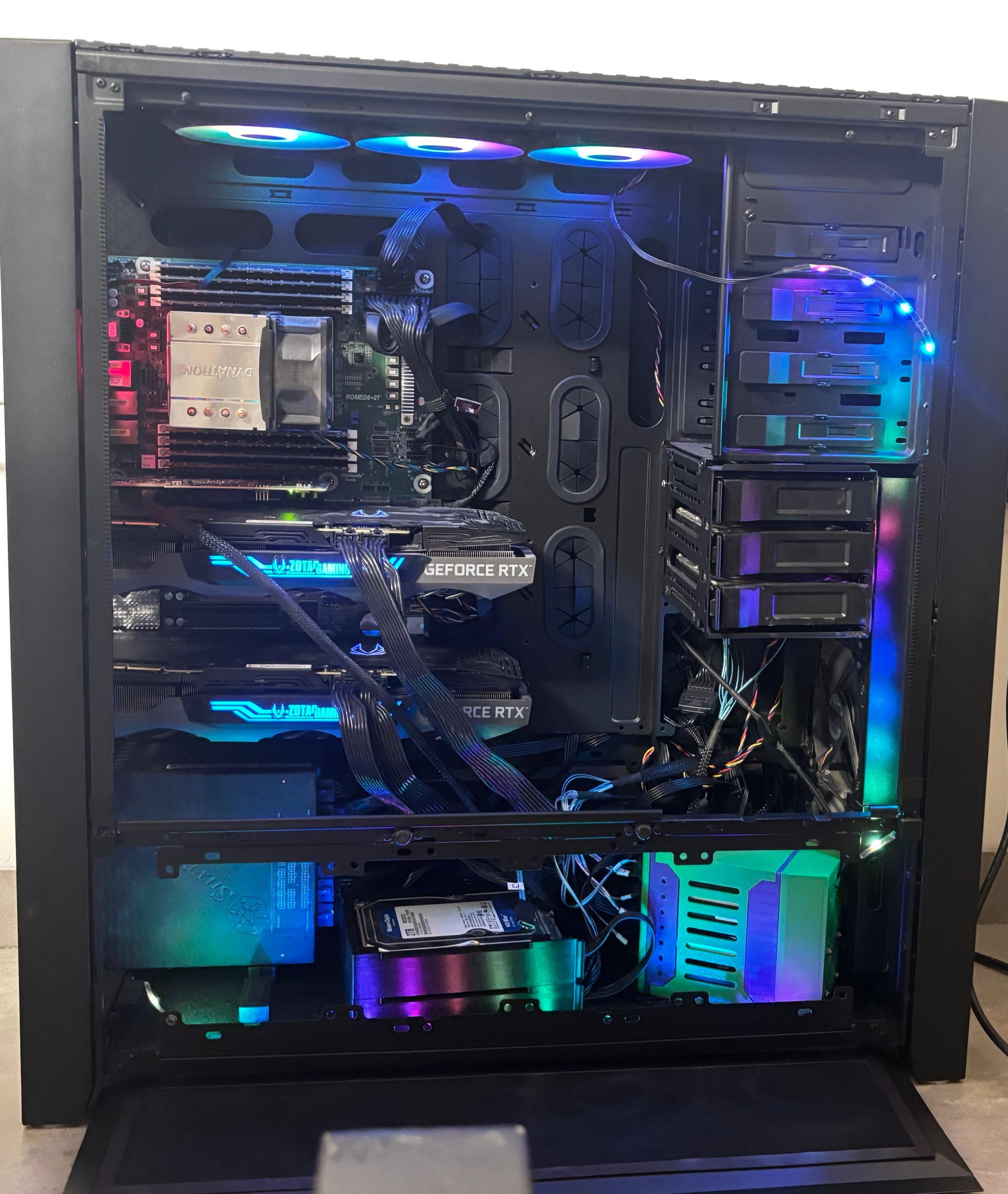 The homelab server